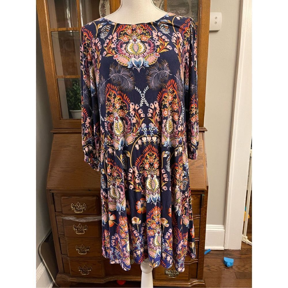 Anthropologie - Maeve Sawyer Balloon-sleeve Tunic size LP - Picture 2 of 9